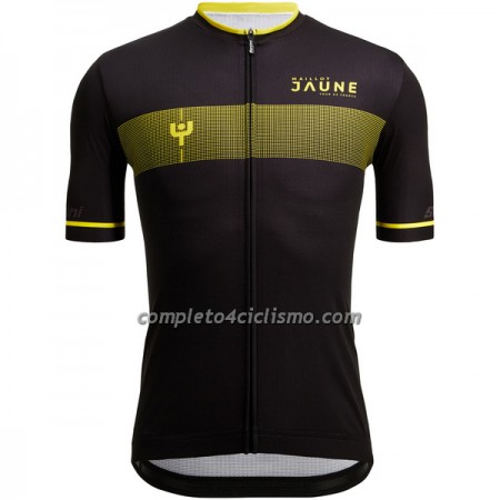 Maglia 2022 Tour de France Manica Corta Giallo Nero